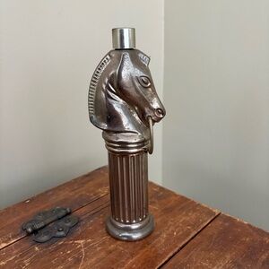 Avon Vintage Pony Post Leather After Shave Decanter
